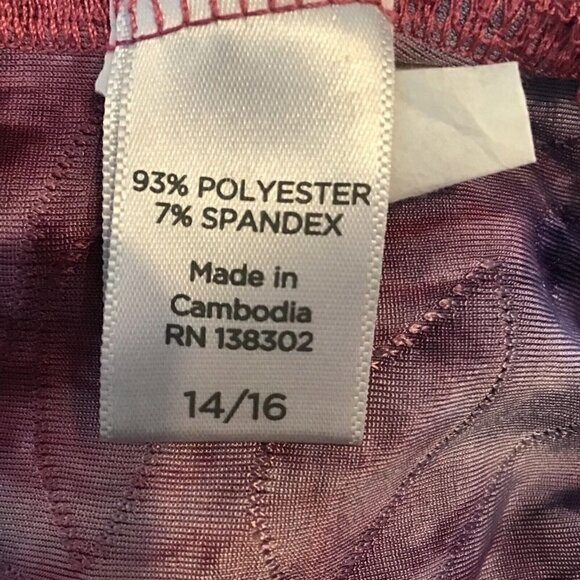 Avenue Top Size 14/16 Pink Multicolor Floral Print - Picture 8 of 8